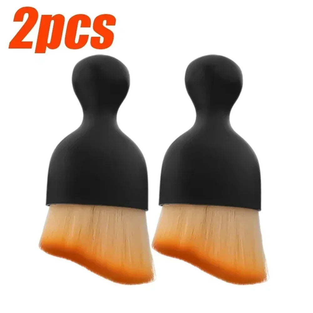 Car Air Vent Cleaning Soft Brush with Casing Car Interior Cleaning Tool Artificial Car Brush Car Crevice Dusting Car Detailing
