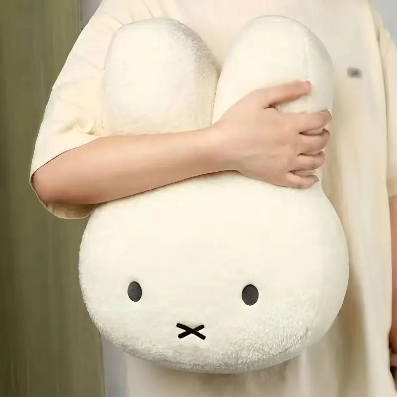 Cute Mify Rabbit Plush Pillow Soft Stuffed Doll Toy Cartoon Bedroom Living Room Home Decoration Comfortable Soft Waist Pad Gift